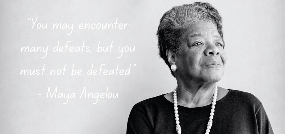 Blog 4 You must not be defeated